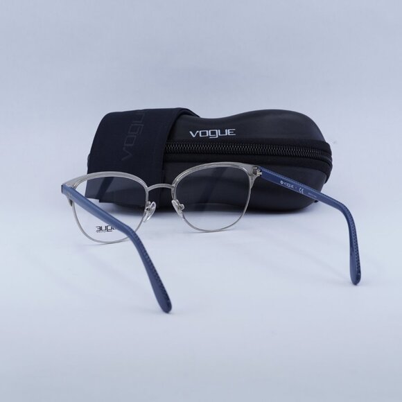 🕶️ New Vogue VO4088 5082 Eyeglasses - Blue/Silver Frame 50mm - Picture 5 of 12